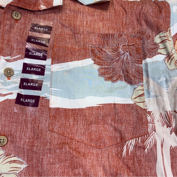 NWT Barefoot In Paradise Hawaiian Shirt men’s size XL Short Sleeve - Picture 5 of 16